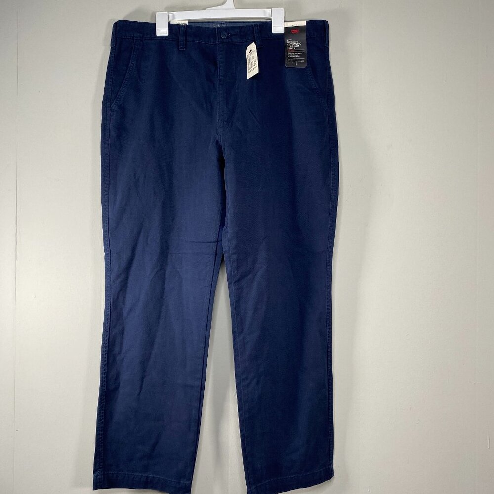 Levi's XX Chino AUTHENTIC FIT Pants Men's 38 X 32 High Rise Blue NWT